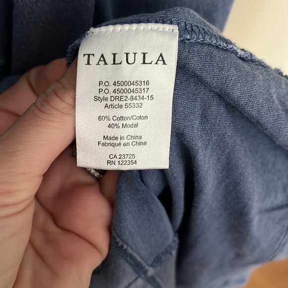 Aritzia Talula blue t shirt dress - Picture 4 of 4